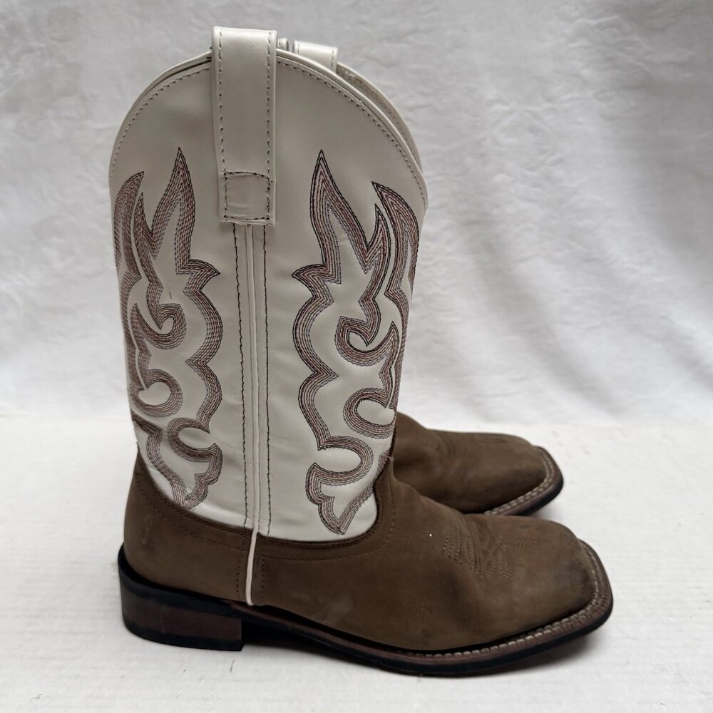 Laredo Mesquite Western Boot Brown Womens 8 M Festival Party Rodeo Cowgirl Boho